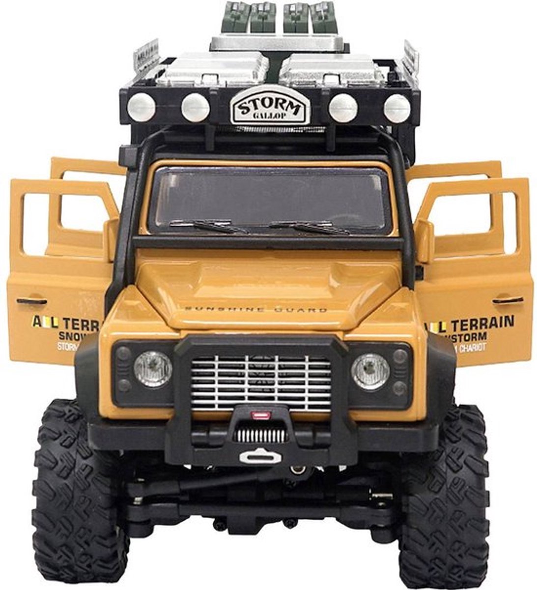 Amewi RC Auto D90X28 Crawler 4WD Li-Po Akku 300mAh gelb /8+