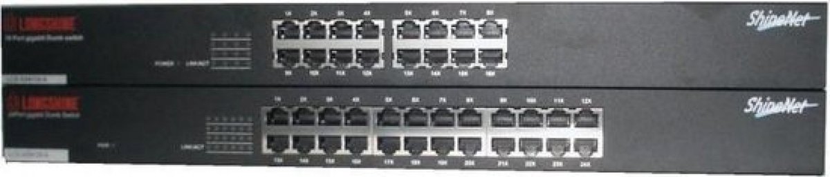 Switch 440mm Longshine LCS-GS9116-A 16*GE retail