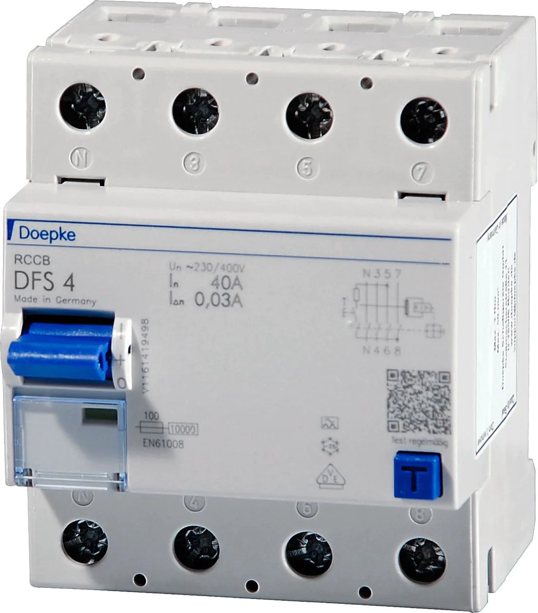 DOEP Fi-Schutzschalter DFS4-040-4/0,03-A **