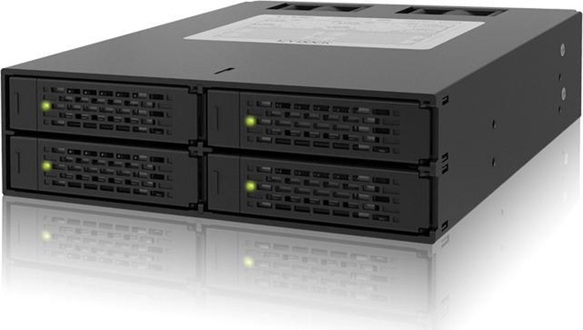 Backplane IcyDock 4x6,3cm SATAI-III in 1x5,25" HDD/SSD sw