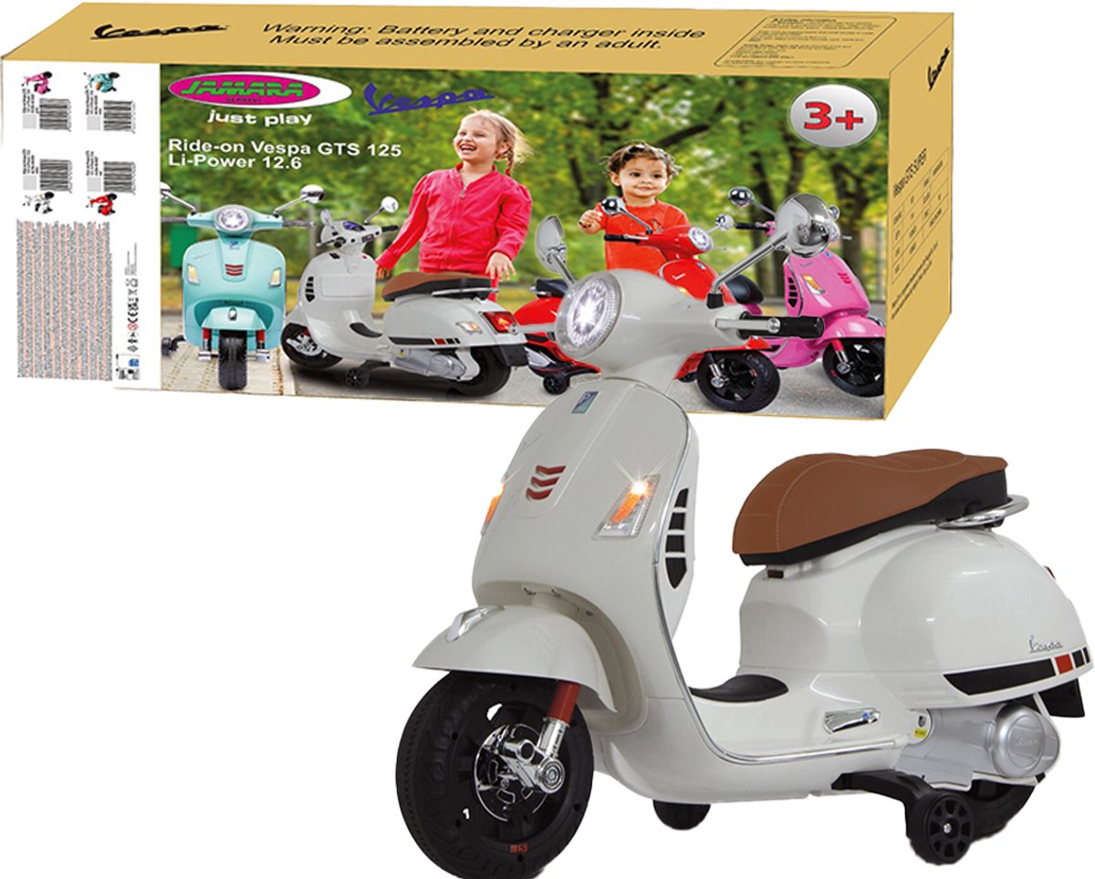 Jamara Ride-on Vespa GTS 125 mintgrün Li-Power 12.6