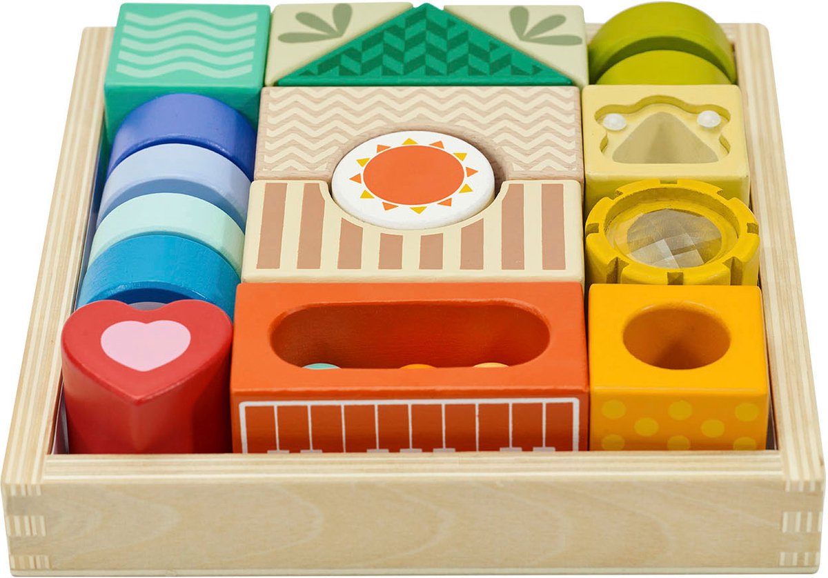 Classic World Wooden Sensory Blocks