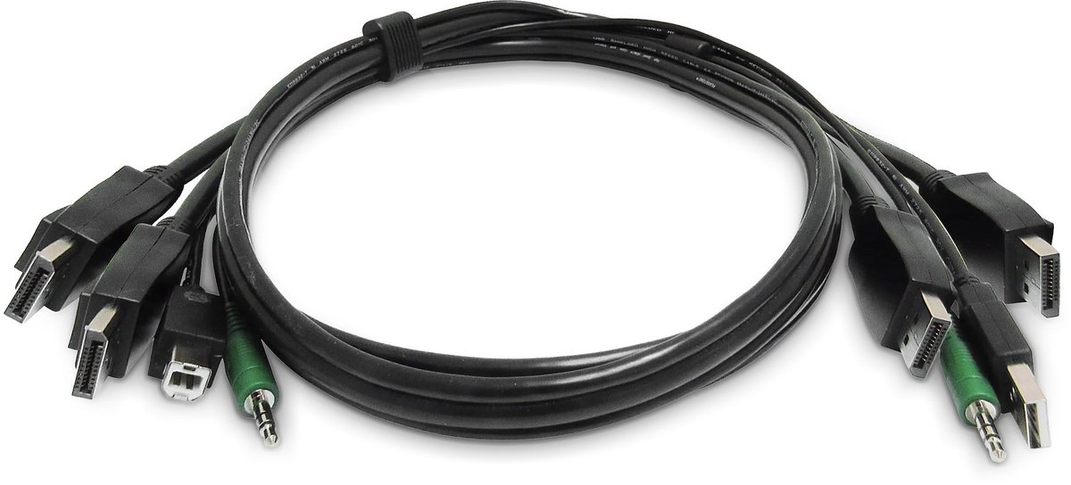 STARTECH Dual-DisplayPort KVM Kabel