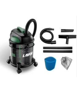 Aspiratore solidi liquidi elettrico lavor "rudy 1200s" 1200w 20 lt 35 l/s