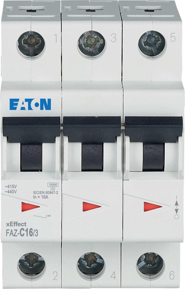 EATON FAZ-C16/3 LS-Schalter 16A 278873 3p C-Char 278873