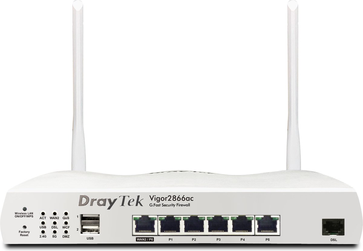 DrayTek Vigor 2866Vac WLAN-AC ModemR. ADSL2+/VDSL2/G.Fast retail