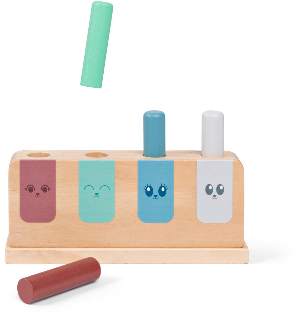 BS Toys Wooden Pop-Up Game - 5pcs.