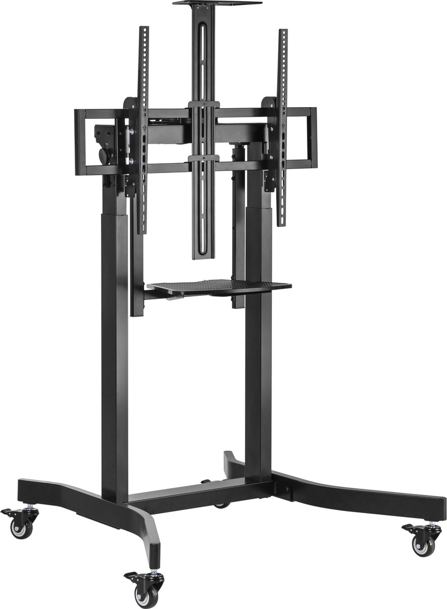 Equip Bodenstandhalter 55"-100"/1TFT 120kg Mob.Elektr.LFD sw lite Retail