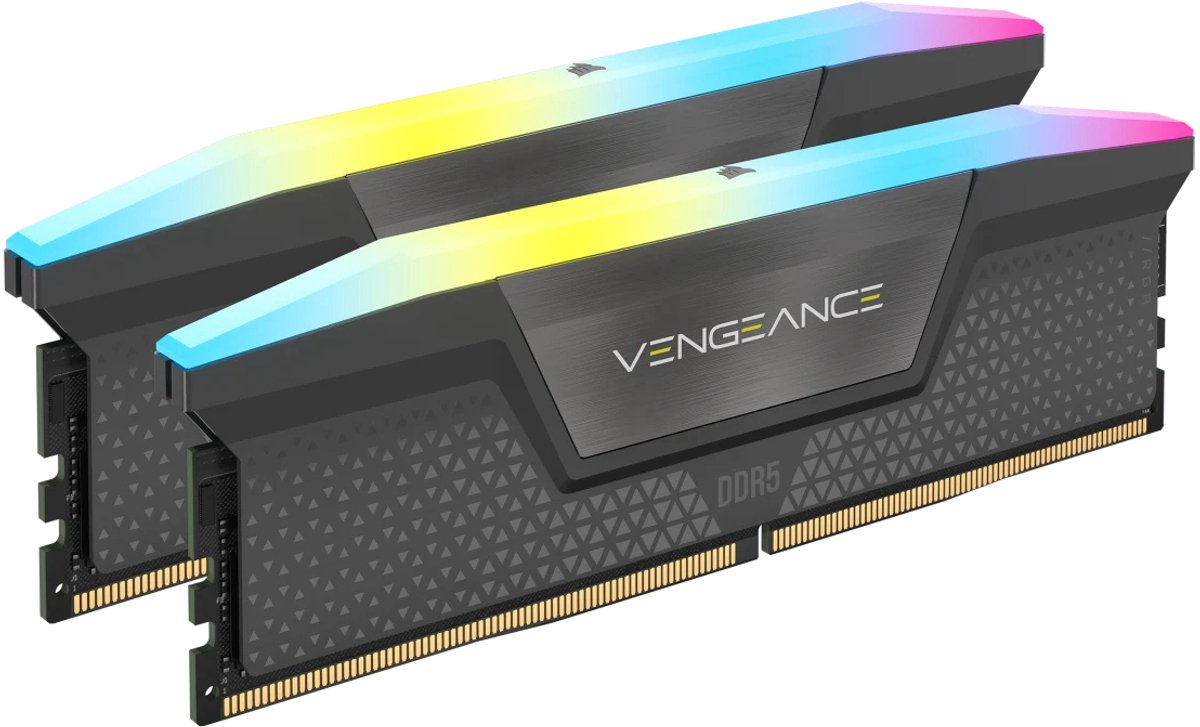 DDR5 64GB PC 5600 CL40 CORSAIR KIT (2x32GB) VENGEANCE RGB retail