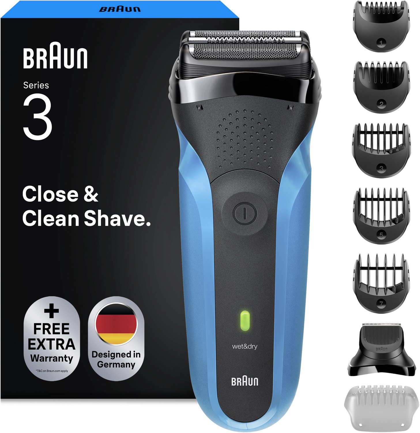 Braun Rakapparat Series 3-310BT