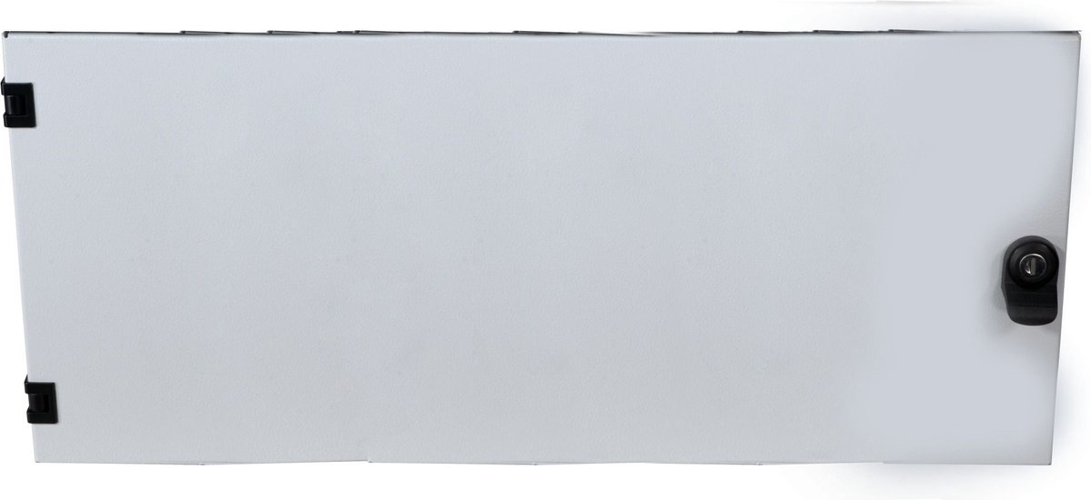 Fronttür für Wandverteiler 12HE, Stahl, RAL7035
