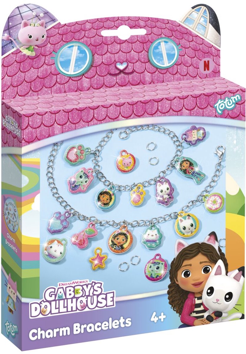 Totum GABBY´S DOLLHOUSE Glitter CharmBracelets