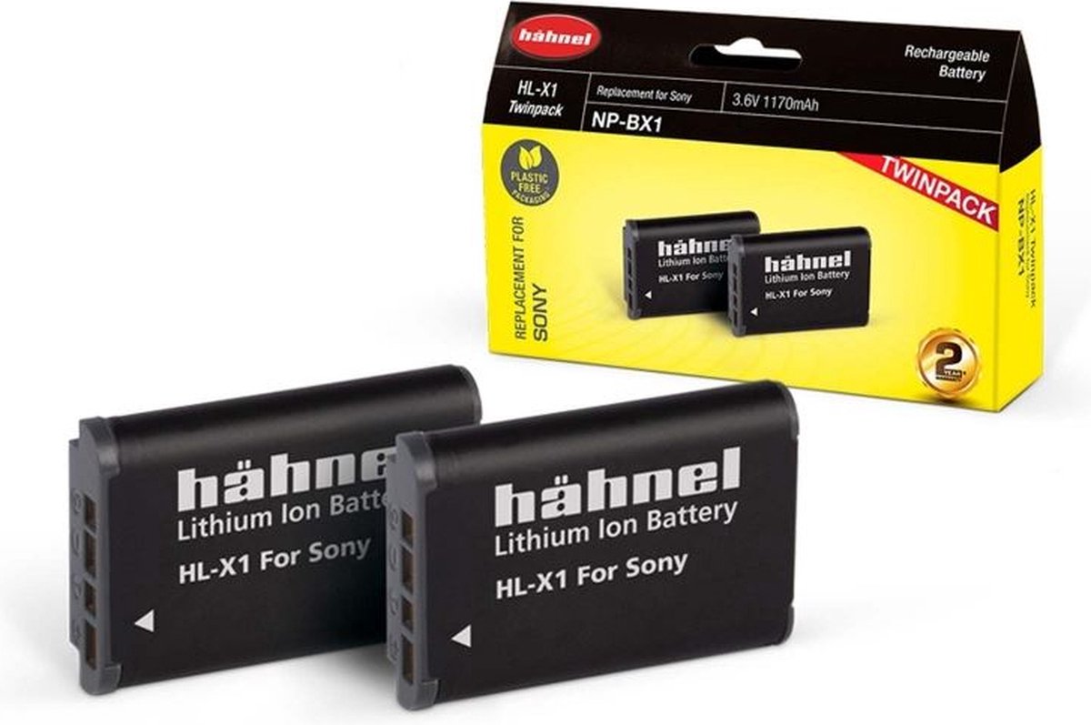 Hähnel Battery Sony HL-X1 / NP-BX1 Twin Pack