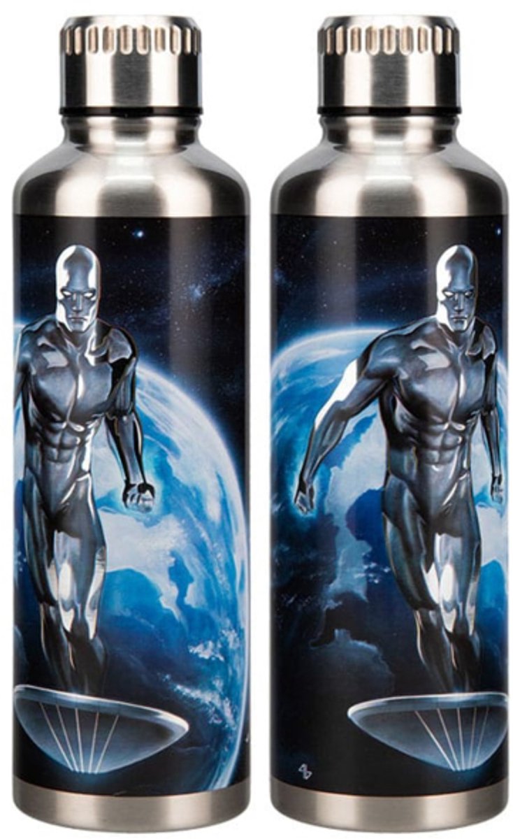 Paladone - Silver Surfer Metal - Vattenflaska