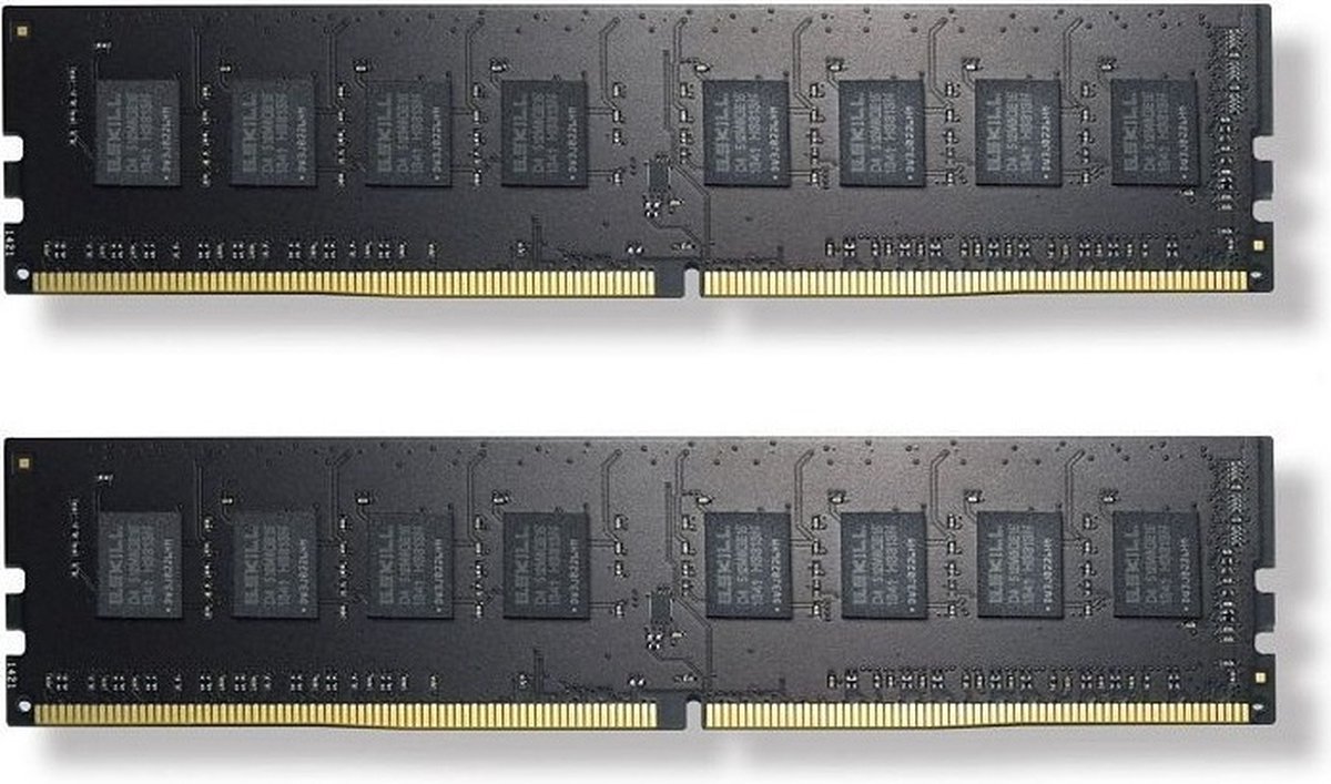 G.Skill Value DDR4-2133 - 8GB - CL15 - Dual Channel (2 pcs) - Intel XMP - Svart