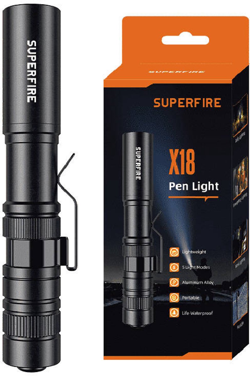 Superfire Flashlight X18