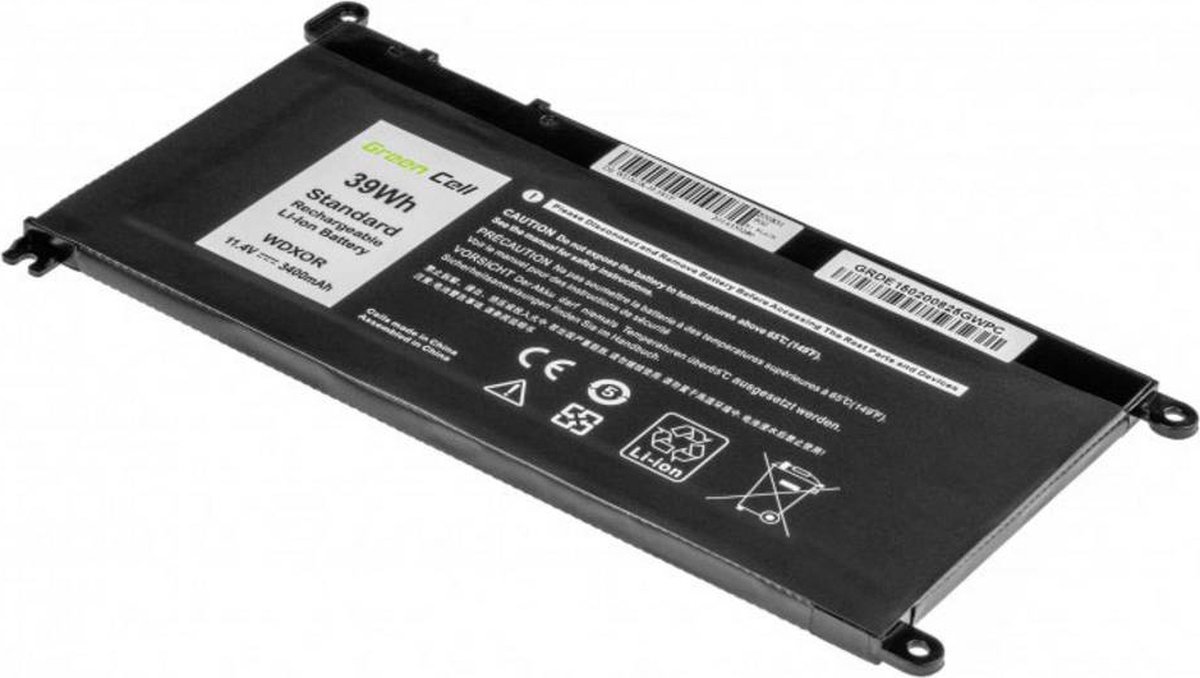 Green Cell laptop battery - Li-pol - 3400 mAh - 39 Wh