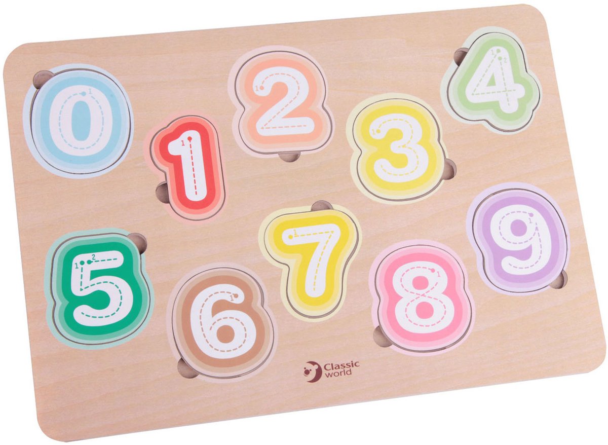 Classic World Wooden Puzzle Figures