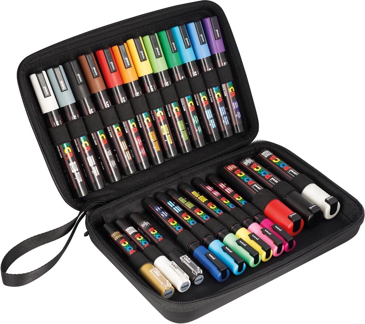 POSCA - 24 pcs - water-based - assorted colours