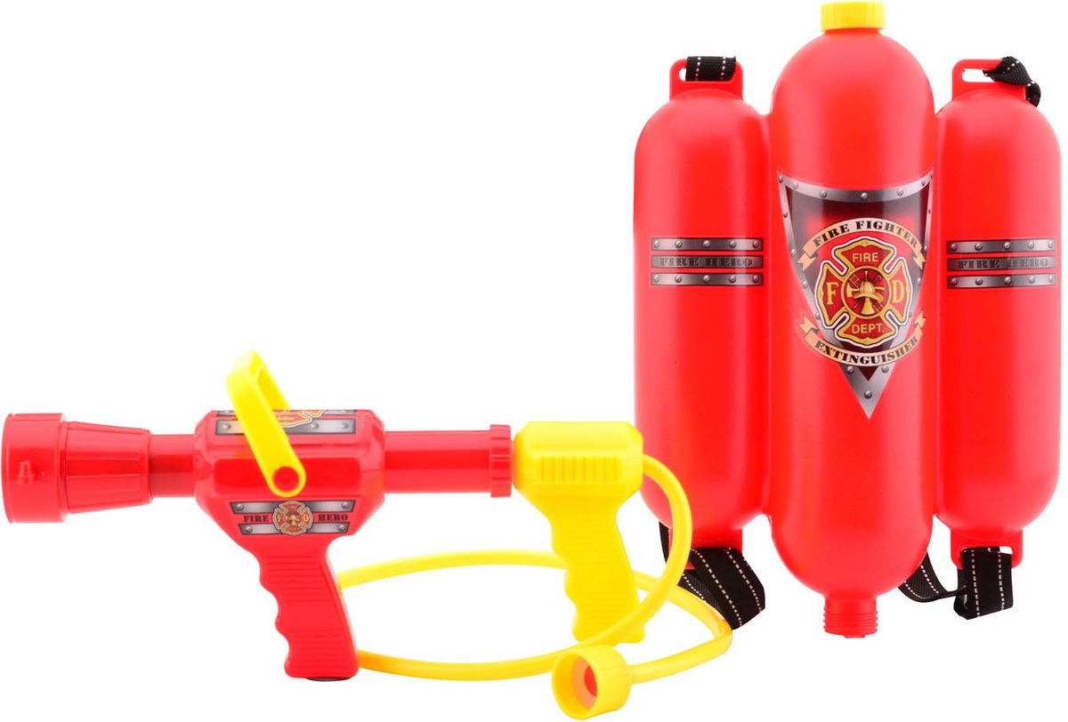 Johntoy Fire Department Water Gun with Tank
