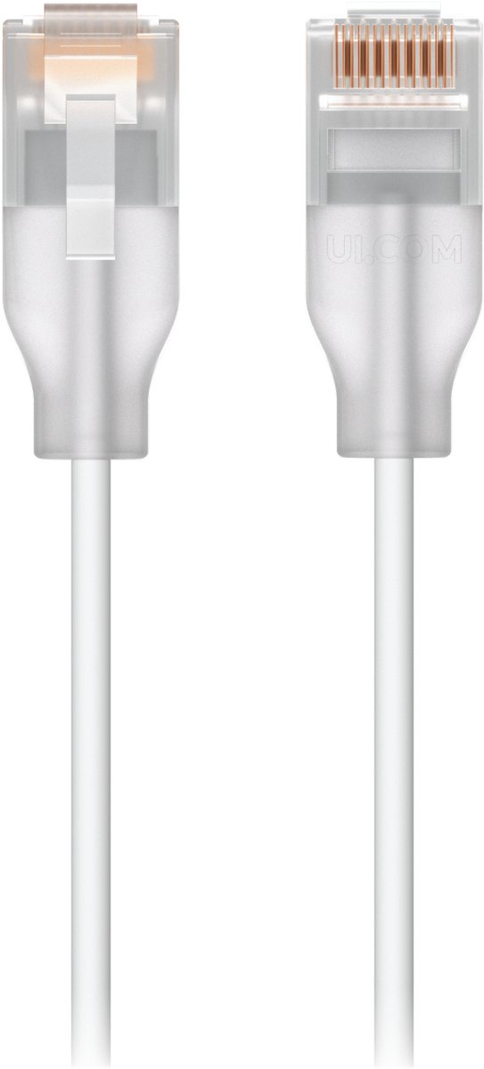 Ubiquiti UniFi Etherlighting Patch Cable 8m - Vit - 8m