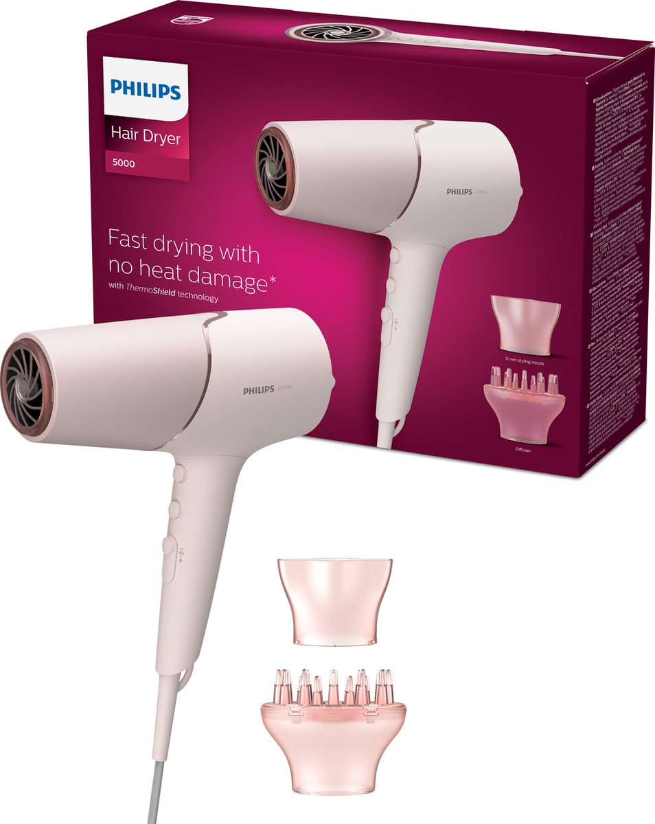 Philips Hårtork 5000 Series - 2300 W