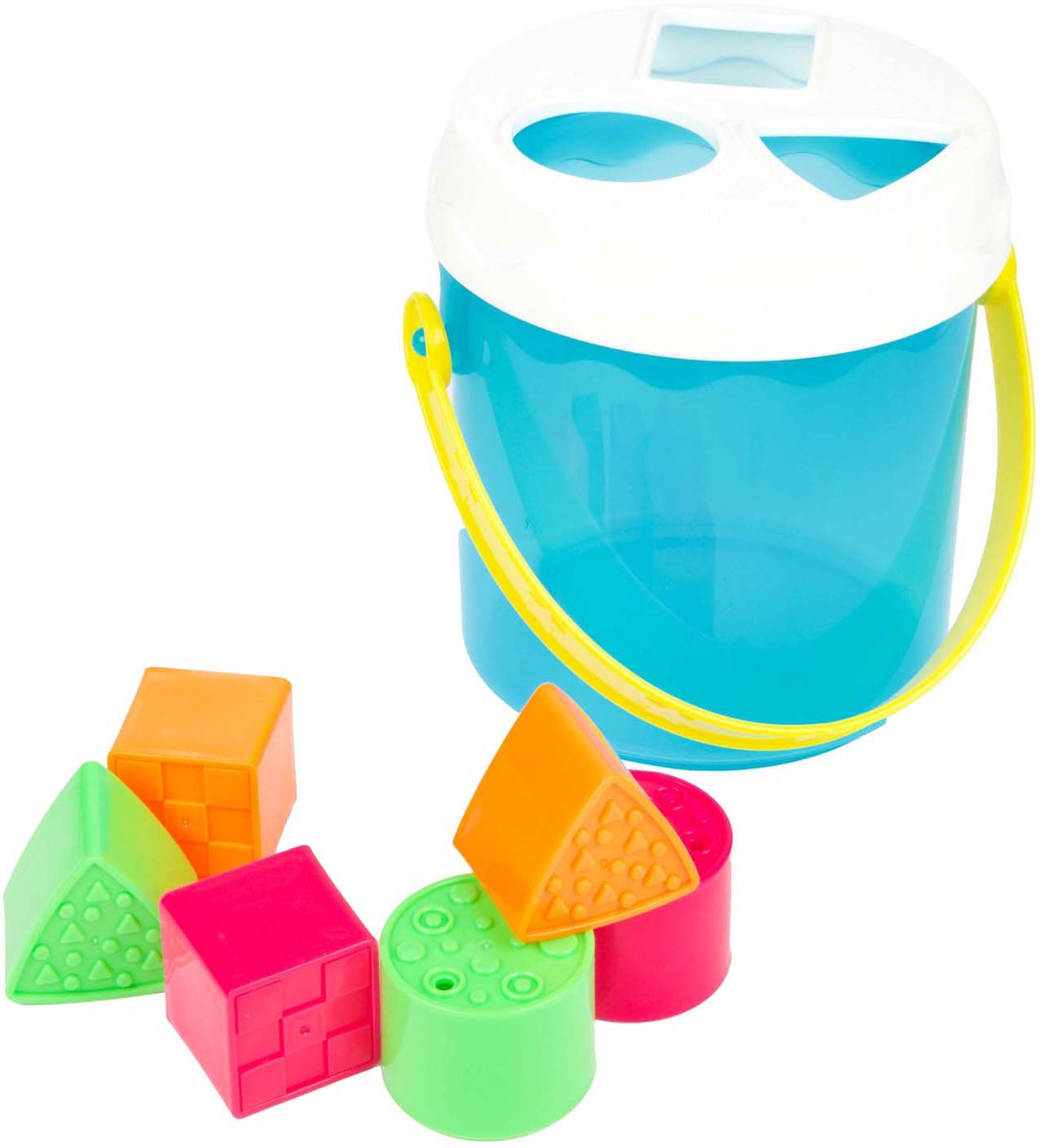 Toi-Toys Little Stars Baby Shape Sorter Bucket with 6 Block