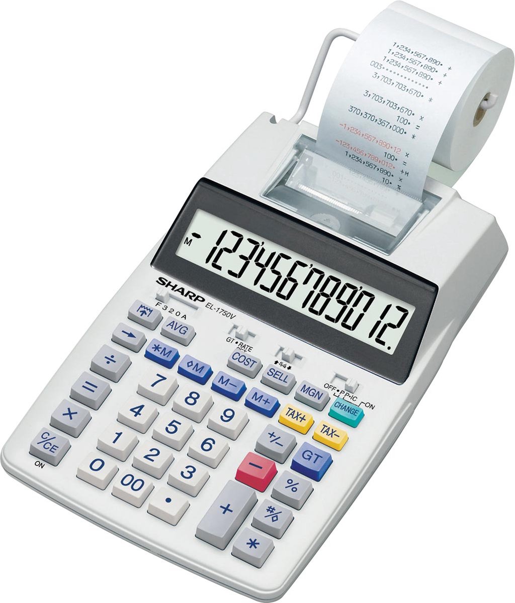 Sharp El-1750V Calculator