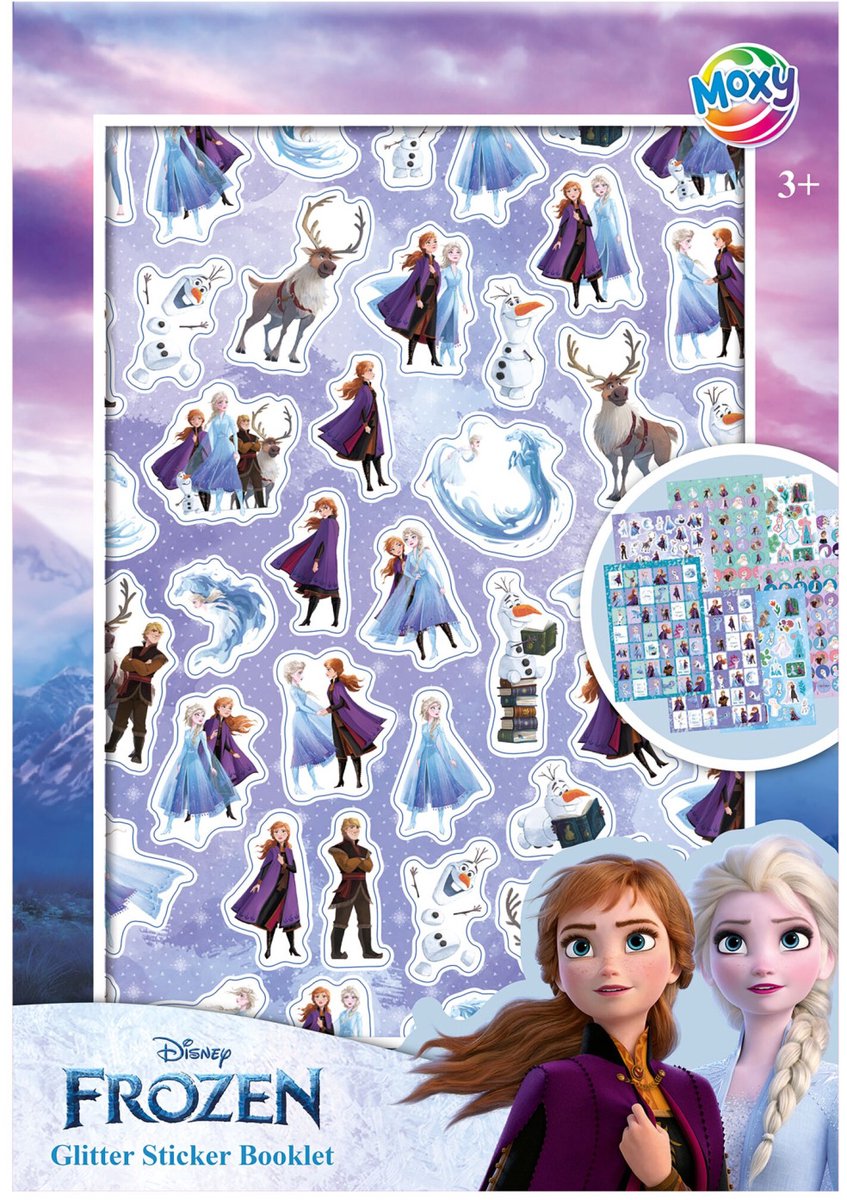 Creative Craft Group FROZEN Glitter Sticker Book A5 - 8 sheets