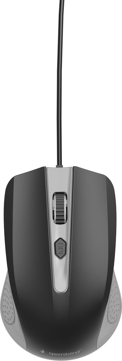 Gembird Wired optical mouse 4B-01 - Mouse - Optic - 4 knappar - Grå