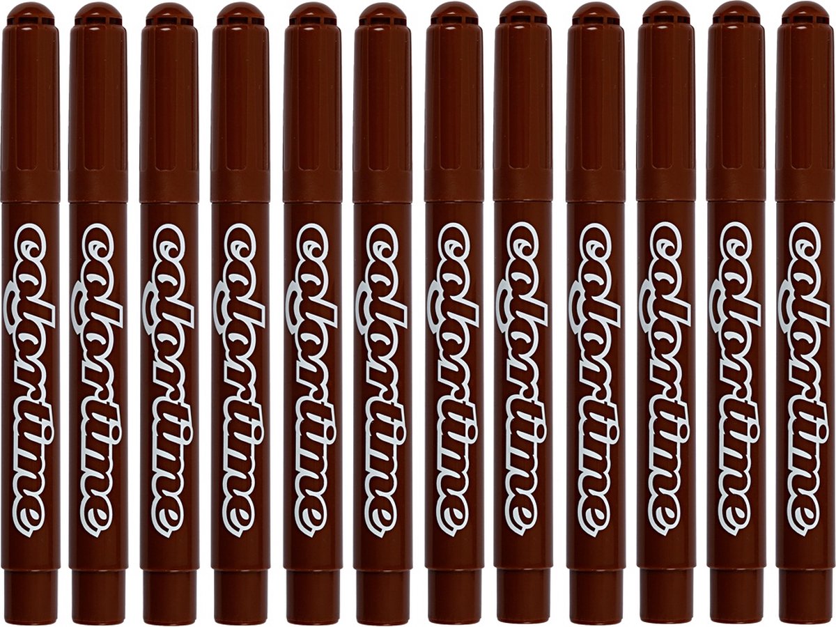 Creativ Company Brown Jumbo markers 12pcs.