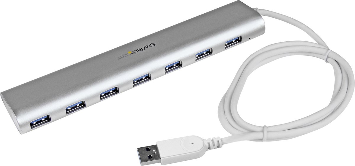 StarTech.com USB 3.0 Hub Compact 7 ports USB Hub - USB 3.2 - 7 porte - Silver