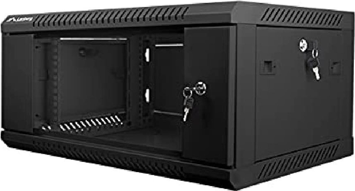 Lanberg WF01-6404-10B - 4U - Wall Mount Rack Cabinet