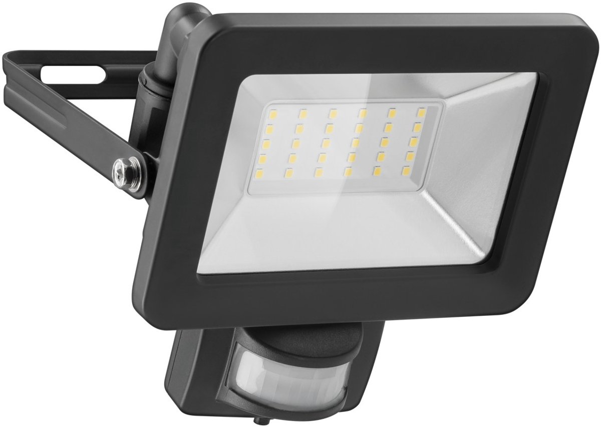 Goobay LED outdoor floodlight 30 W with motion sensor