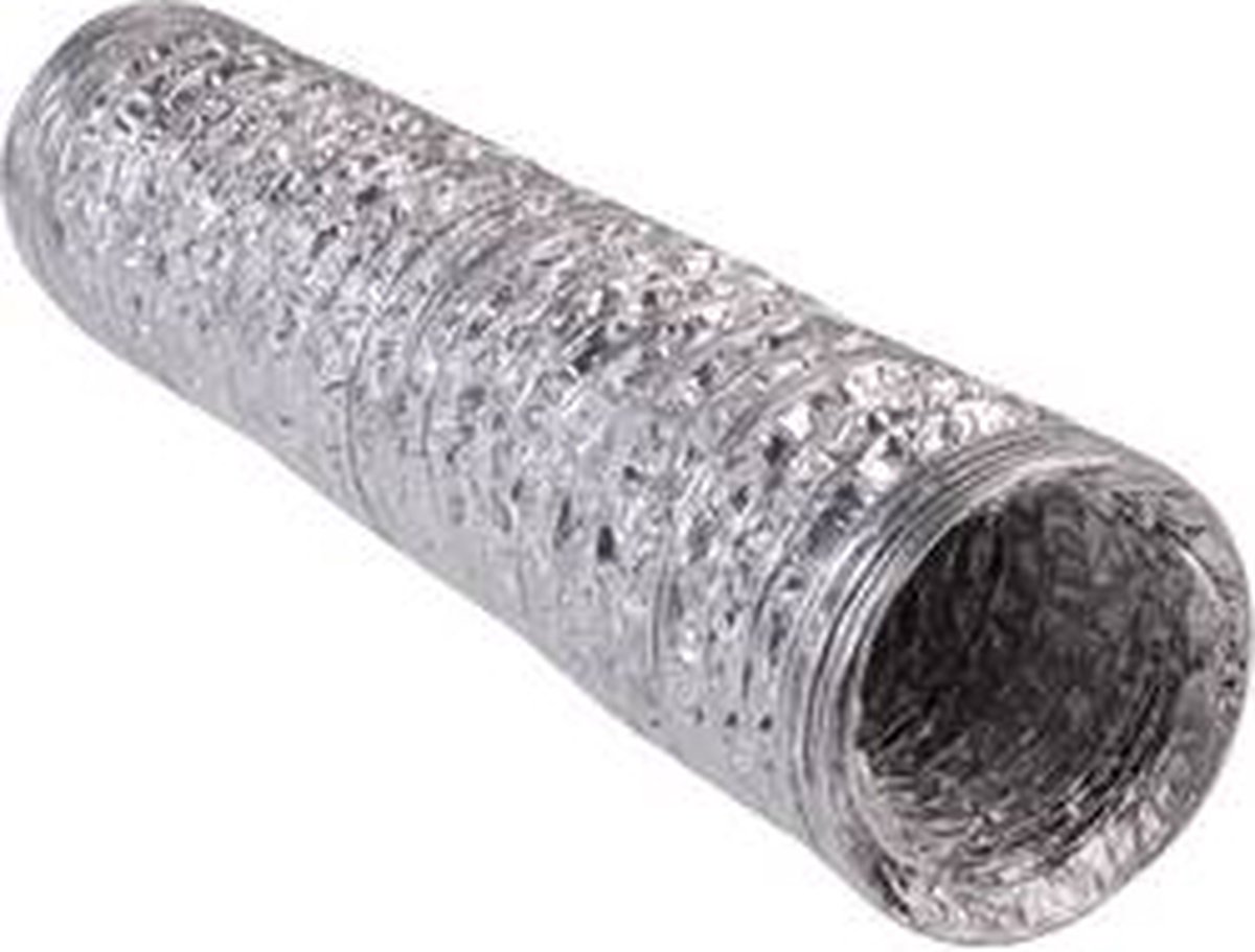 Wallair N55911 Fleksibelt ventilationsrør Aluminium (Ø x L) 15.2 cm x 10 m Sølv
