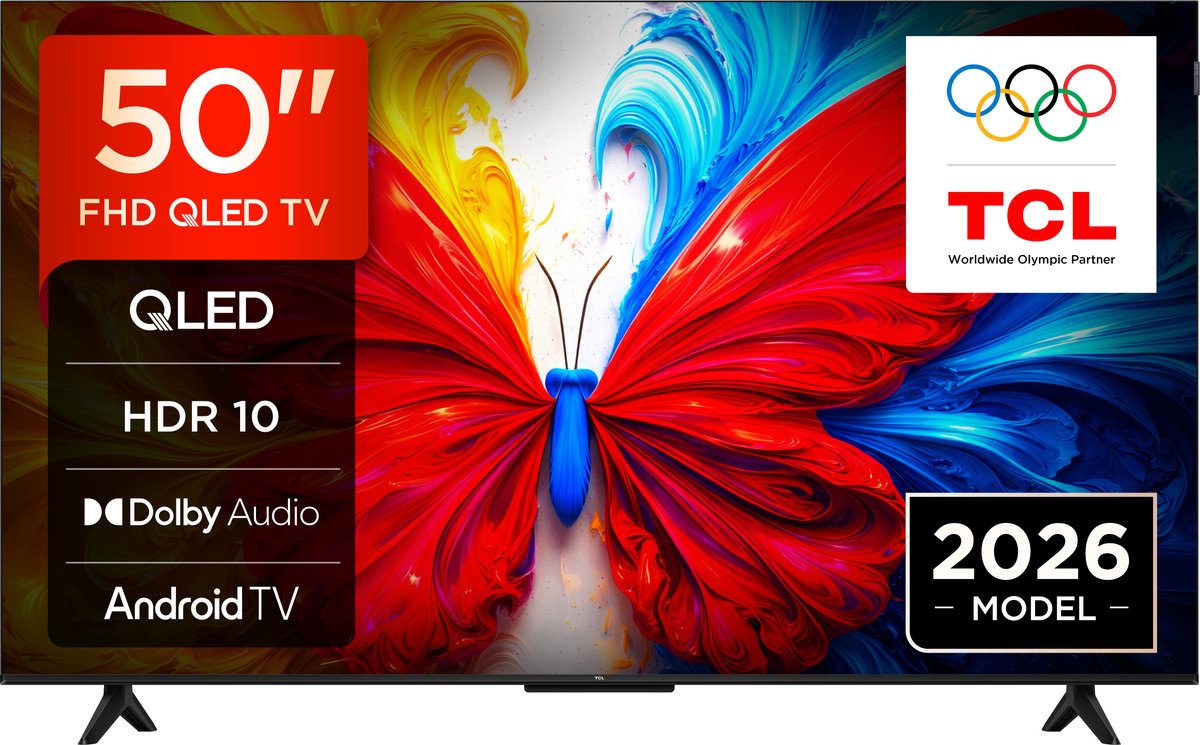 TCL 50" TV QLED 1080p (Full HD) High Dynamic Range 10 (HDR10) 50S5L