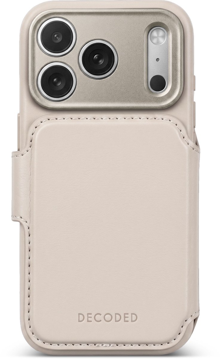Decoded Leather Detachable Wallet Iphone 18 Pro Mullvadsgrå