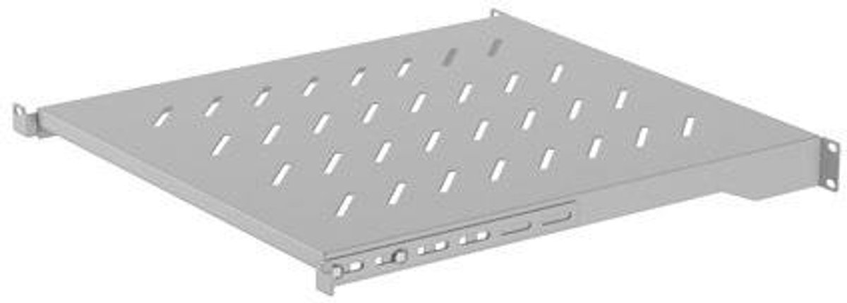 Lanberg - rack shelf - 483 x 500 mm - 1U