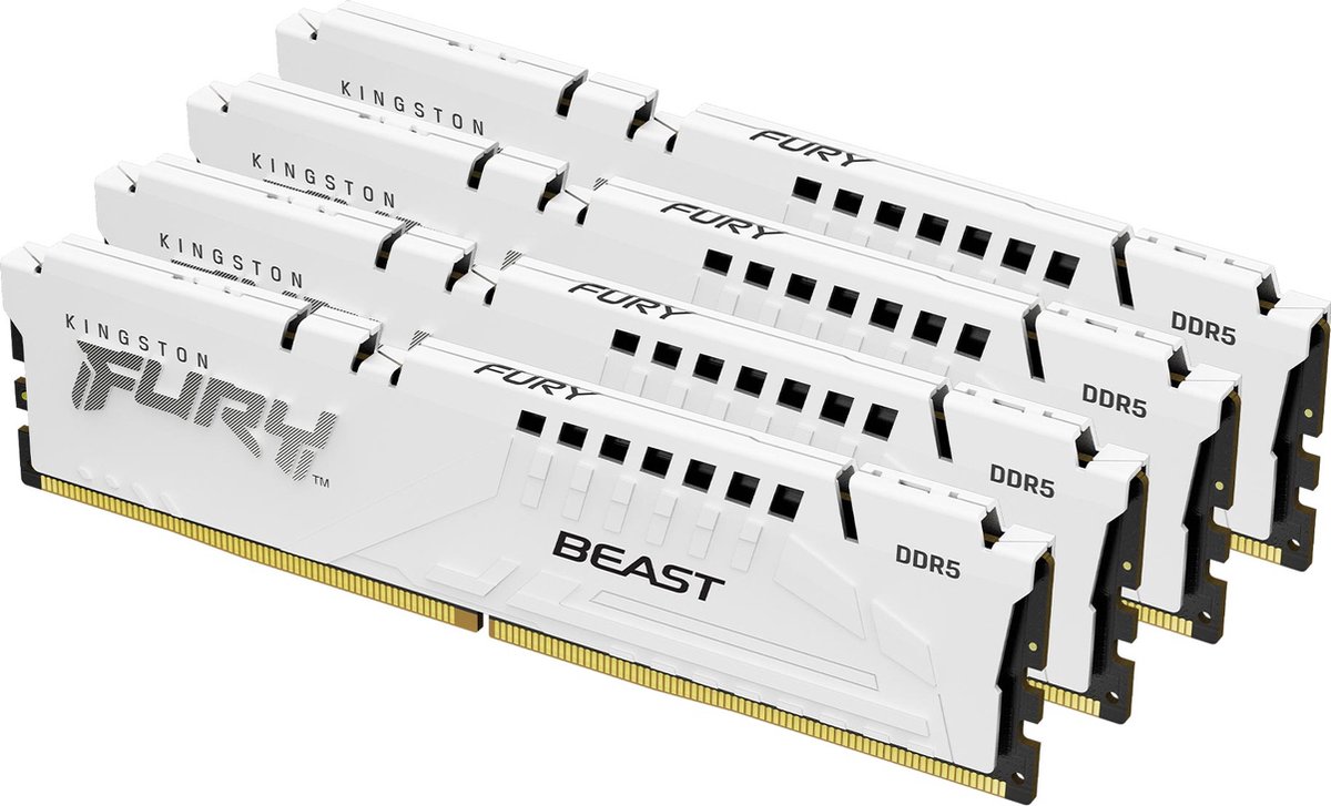 Kingston FURY Beast DDR5-6000 - 64GB - CL40 - Quad Channel (4 pcs) - Intel XMP - Vit