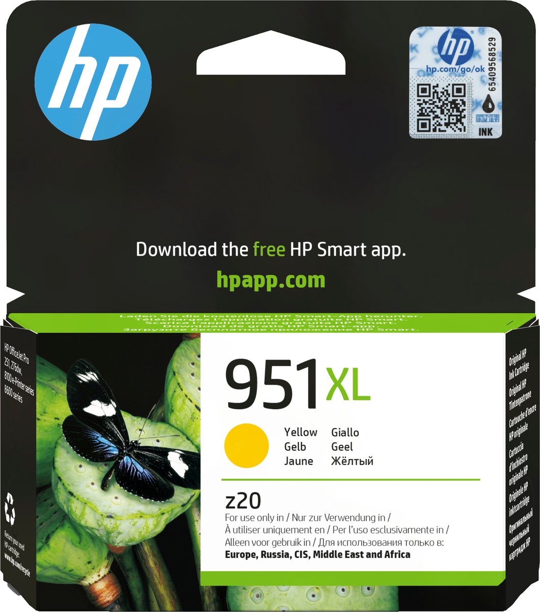 HP 951XL Bläckpatron Gul