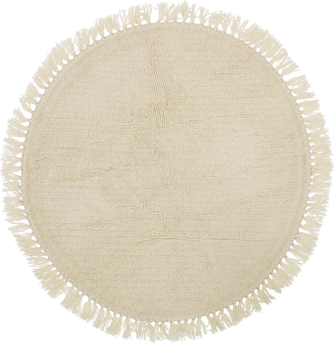 Bloomingville Lenea Wool Rug - D110 cm
