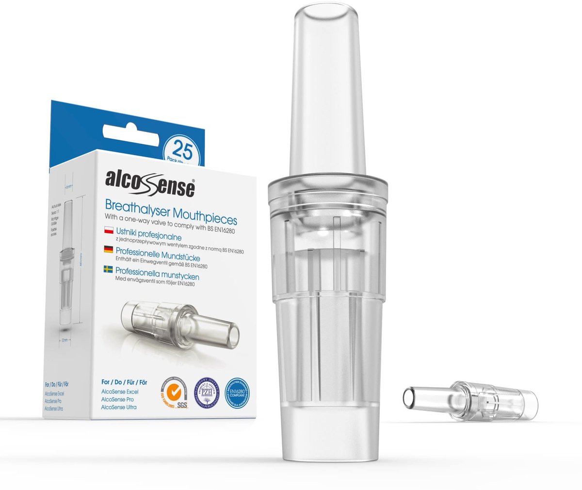 Alcosense Munstycken Pro 25-pack