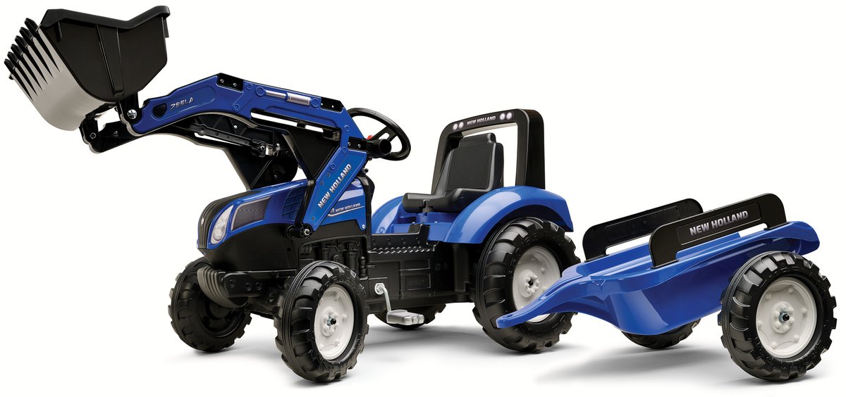 Falk Frontlastare med vagn New Holland