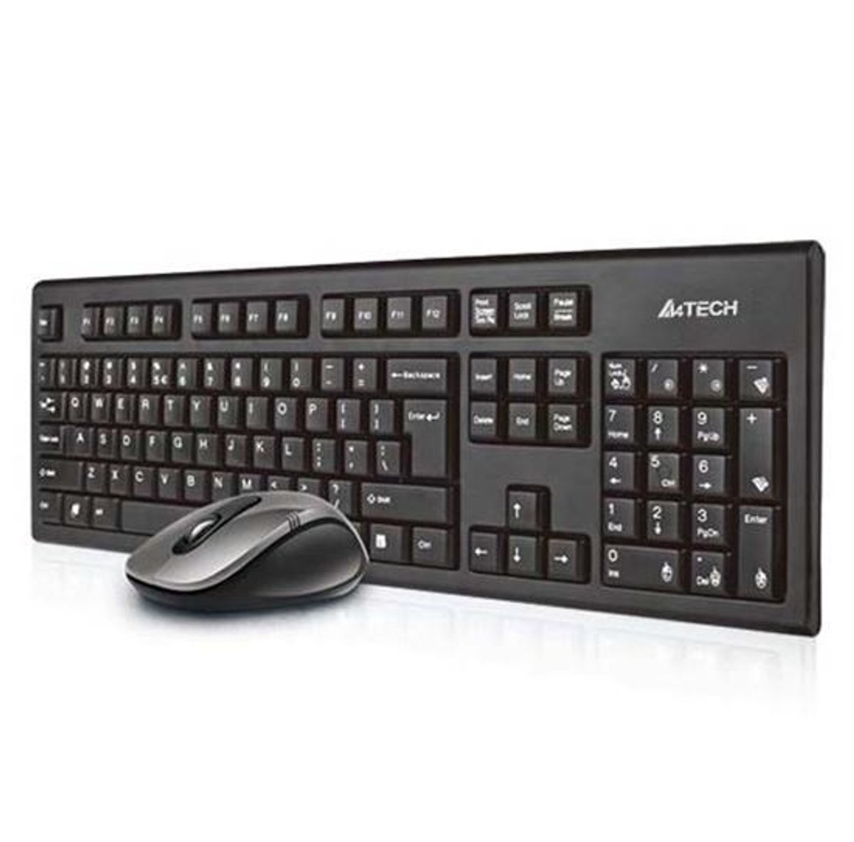 A4Tech V-Track 7100N PADLESS Wireless Desktop - Tastatur & Mus set - Engelska - Svart