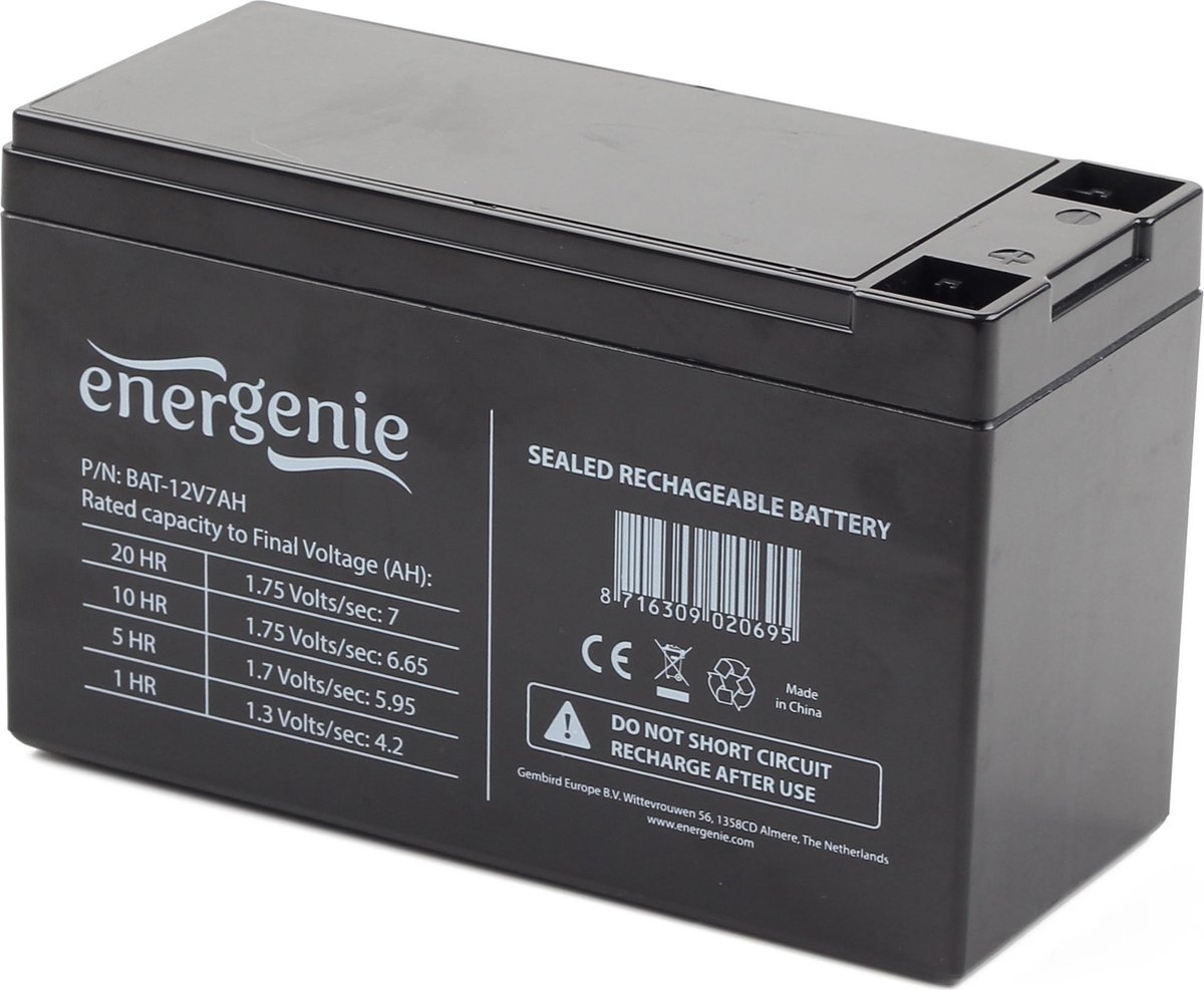 Gembird BAT-12V7AH - Battery 12V 7AH