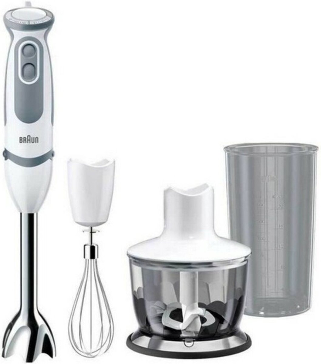 Braun MQ 5235 WH 0,5 L Batidora de vaso 1000 W Gris, Blanco