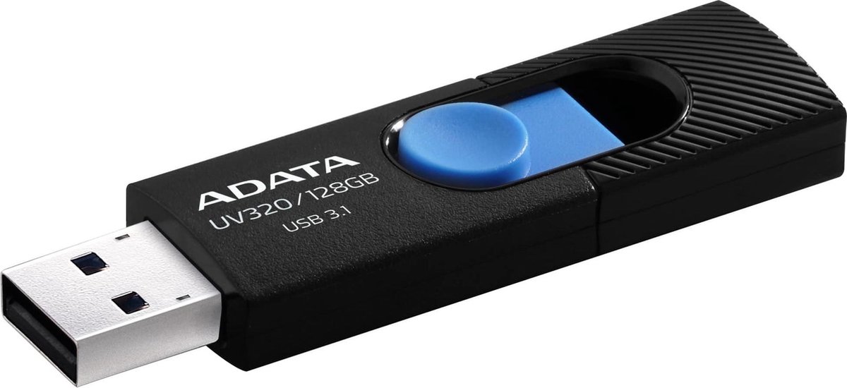 A-Data UV320 - Svart - 128GB - USB-minne