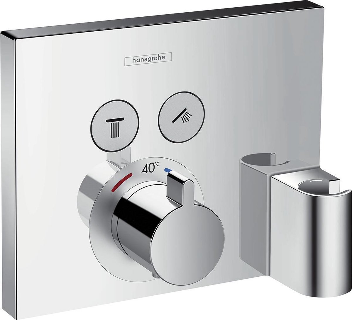 Hansgrohe showerselect thermostatic mixer for concealed inst