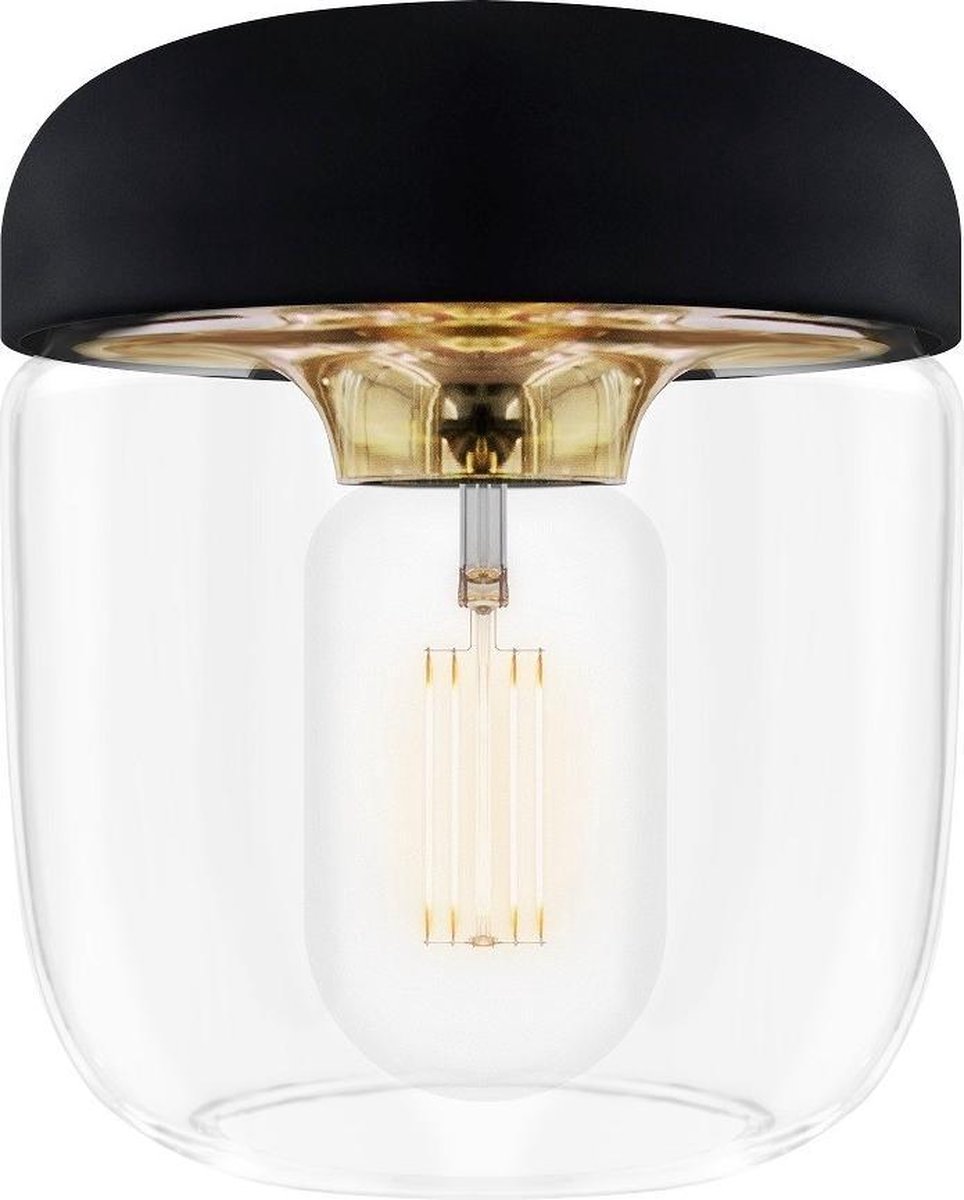 Umage Paralume nero Acorn ottone lucidato
