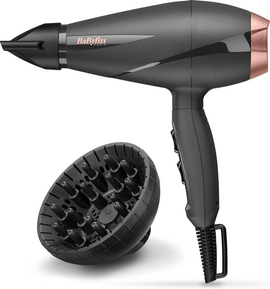 SECADOR BABYLISS 6709DE 2100W AC IONICO GRIS ROSA